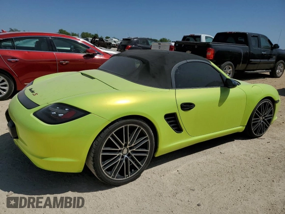 2009 Porsche Boxster z VIN WP0CA29869U710461, wystawiony jako Copart lot #52828635 z przebiegiem 120 385 mil mil oraz Czysty tytuł • Clean title. Historia ofert i sprzedaży dostępna na DreamBid. Obrazek 3.