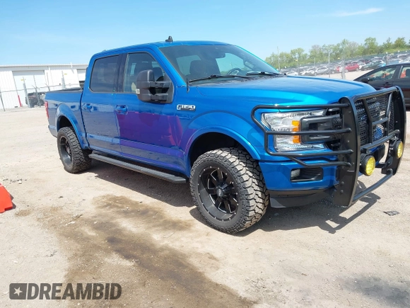 2019 Ford F-150 XL with VIN 1FTEW1EP3KFD44678, listed as a IAAI auction lot 42232307 with 83,039 mi miles and . Bid and sale history available at DreamBid. Image 1.