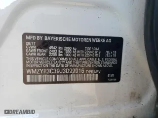 2018 MINI Countryman Cooper S with VIN WMZYT3C39J3D99916, listed as a Copart auction lot 70821314 with 47,966 mi miles and Salvage Title. Bid and sale history available at carsss.com. Image 12.