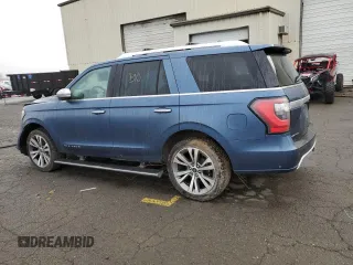 2020 Ford Expedition Platinum with VIN 1FMJU1MT5LEA62905, listed as a Copart auction lot 81259334 with 0 mi miles and Salvage Title. Bid and sale history available at carsss.com. Image 2.
