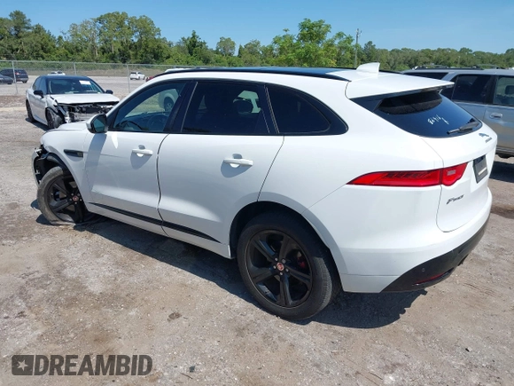 2018 Jaguar F-Pace S with VIN SADCM2FVXJA238034, listed as a IAAI auction lot 42350871 with 56,844 mi miles and . Bid and sale history available at DreamBid. Image 3.