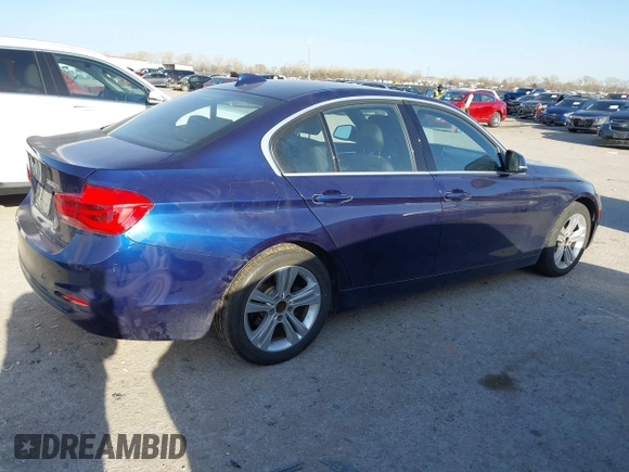 2017 BMW 3 Series 330i with VIN WBA8B9G58HNU48789, listed as a IAAI auction lot 41845532 with 139,033 mi miles. Bid and sale history available at carsss.com. Image 4.