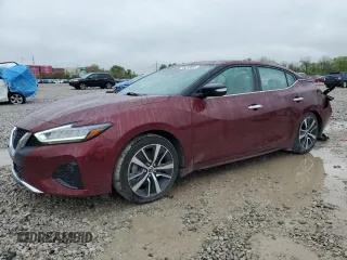 2021 Nissan Maxima SV with VIN 1N4AA6CV9MC516590, listed as a Copart auction lot 55295895 with 70,941 mi miles and Salvage title. Bid and sale history available at DreamBid. Image 1.