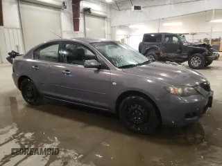 2008 Mazda 3 Sport with VIN JM1BK12F981866604, listed as a Copart auction lot 55243085 with 204,494 mi miles and Salvage Title. Bid and sale history available at DreamBid. Image 4.