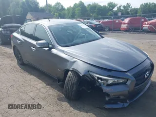 2016 Infiniti Q50 Premium with VIN JN1EV7AR5GM343129, listed as a IAAI auction lot 42518341 with 70,035 mi miles and . Bid and sale history available at DreamBid. Image 1.