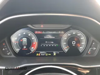 2019 Audi Q3 S line Premium Plus with VIN WA1EECF36K1070457, listed as a Copart auction lot 85830154 with 53,075 mi miles and Salvage Title. Bid and sale history available at carsss.com. Image 9.