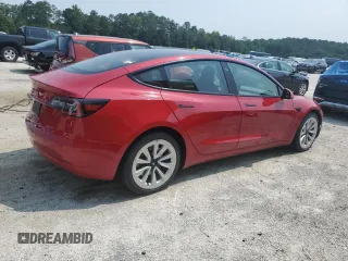 2022 Tesla Model 3 z VIN 5YJ3E1EAXNF369821, wystawiony jako Copart lot #59052455 z przebiegiem 102 568 mil mil oraz Czysty tytuł • Clean title. Historia ofert i sprzedaży dostępna na DreamBid. Obrazek 3.