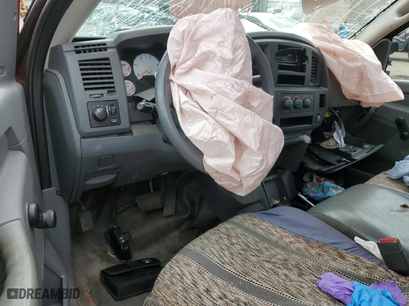 2006 Dodge Ram 2500 SLT with VIN 3D7KS28C86G283576, listed as a Copart auction lot 50599105 with 0 mi miles and Salvage Title. Bid and sale history available at carsss.com. Image 8.