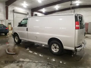 2015 Chevrolet Express Cargo with VIN 1GCWGFCF9F1116132, listed as a Copart auction lot 50924125 with 147,150 mi miles and Salvage title. Bid and sale history available at DreamBid. Image 2.