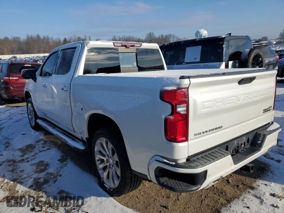 2020 Chevrolet Silverado 1500 High Country with VIN 3GCUYHET3LG116532, listed as a Copart auction lot 88766315 with 119,062 mi miles and Salvage Title. Bid and sale history available at carsss.com. Image 2.