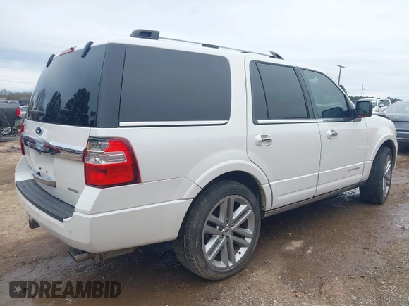 2016 Ford Expedition Platinum with VIN 1FMJU1MT8GEF06932, listed as a IAAI auction lot 41618770 with 188,611 mi miles and . Bid and sale history available at DreamBid. Image 4.