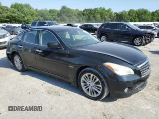 2012 Infiniti M Hybrid with VIN JN1EY1AP1CM910031, listed as a Copart auction lot 58405275 with 169,991 mi miles and Clean title. Bid and sale history available at DreamBid. Image 4.