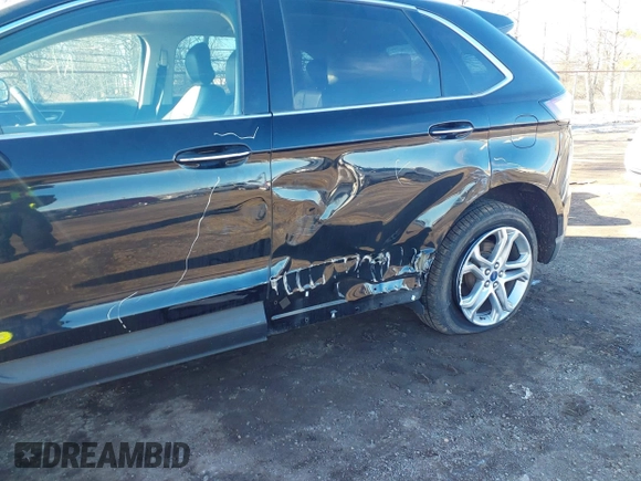2018 Ford Edge Titanium with VIN 2FMPK4K85JBC24363, listed as a IAAI auction lot 41597055 with 46,451 mi miles. Bid and sale history available at carsss.com. Image 6.