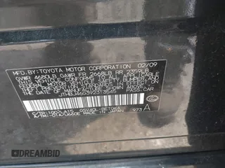 2009 Lexus ES 330 с VIN JTHBJ46G392313545, выставлен на аукционе IAAI как лот 42424298 с пробегом 53 111 миль миль и . История ставок и продаж доступна на DreamBid. Изображение 9.