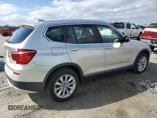 2013 BMW X3 xDrive28i with VIN 5UXWX9C57D0D01583, listed as a Copart auction lot 46401435 with 133,506 mi miles and Clean Title. Bid and sale history available at carsss.com. Image 3.