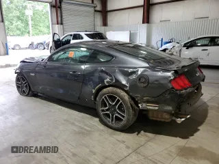 2019 Ford Mustang GT with VIN 1FA6P8CF3K5173835, listed as a Copart auction lot 56411435 with 57,162 mi miles and Salvage title. Bid and sale history available at DreamBid. Image 2.