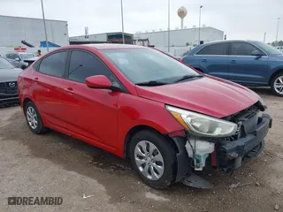 2016 Hyundai Accent SE with VIN KMHCT4AE6GU125539, listed as a IAAI auction lot 41906648 with 100,323 mi miles. Bid and sale history available at carsss.com. Image 1.