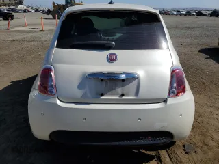 2014 FIAT 500e with VIN 3C3CFFGE0ET173032, listed as a Copart auction lot 60730574 with 120,996 mi miles and Salvage Title. Bid and sale history available at carsss.com. Image 6.