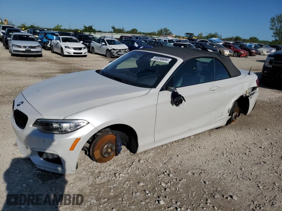 2017 BMW 2 Series M240i xDrive with VIN WBA2L3C38HV667708, listed as a Copart auction lot 69358694 with 50,520 mi miles and Salvage Title. Bid and sale history available at carsss.com. Image 1.
