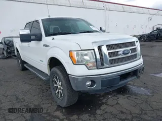 2012 Ford F-150 XL with VIN 1FTFW1ET0CFC60238, listed as a IAAI auction lot 41914729 with 220,764 mi miles. Bid and sale history available at carsss.com. Image 1.