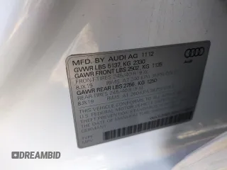 2013 Audi allroad Premium Plus with VIN WA1UFAFL9DA171850, listed as a Copart auction lot 82699984 with 115,188 mi miles and Salvage Title. Bid and sale history available at carsss.com. Image 12.