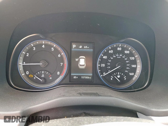 2018 Hyundai Kona Ultimate with VIN KM8K53A50JU098636, listed as a Copart auction lot 54158865 with 157,006 mi miles and Clean Title. Bid and sale history available at carsss.com. Image 9.