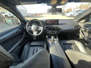 2021 BMW M5 with VIN WBS83CH08MCF34587, listed as a Copart auction lot 81287364 with 24,058 mi miles and Clean Title. Bid and sale history available at carsss.com. Image 6.
