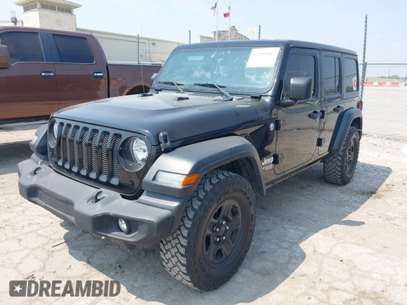 2018 Jeep Wrangler Unlimited Sport S z VIN 1C4HJXDG4JW191470, wystawiony jako IAAI lot #42295447 z przebiegiem 129 024 mil mil oraz . Historia ofert i sprzedaży dostępna na DreamBid. Obrazek 20.
