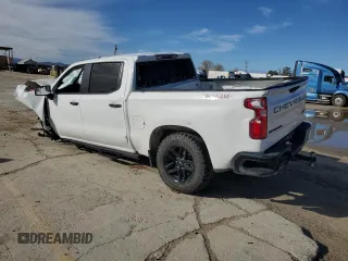 2021 Chevrolet Silverado 1500 Custom Trail Boss with VIN 1GCPYCEF2MZ280981, listed as a Copart auction lot 49270005 with Not Provided miles and Salvage Title. Bid and sale history available at DreamBid. Image 2.