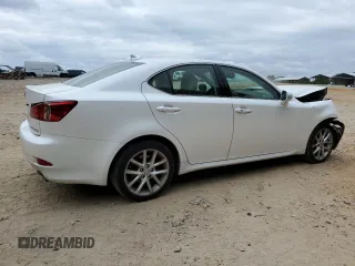 2013 Lexus IS 250 with VIN JTHCF5C24D5063339, listed as a Copart auction lot 53949715 with 114,557 mi miles and Salvage Title. Bid and sale history available at DreamBid. Image 3.