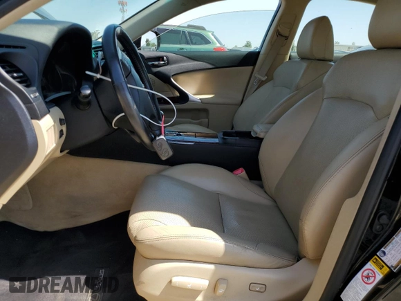 2007 Lexus IS 250 with VIN JTHBK262172027244, listed as a Copart auction lot 61504085 with 181,524 mi miles and Salvage title. Bid and sale history available at DreamBid. Image 7.