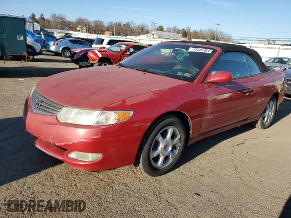 2002 Toyota Solara SE with VIN 2T1FF28P62C594754, listed as a Copart auction lot 47682625 with 113,067 mi miles and Clean Title. Bid and sale history available at DreamBid. Image 1.