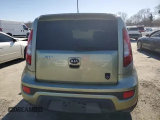 2013 Kia Soul with VIN KNDJT2A51D7550595, listed as a Copart auction lot 48865445 with 0 mi miles and Salvage Title. Bid and sale history available at carsss.com. Image 6.