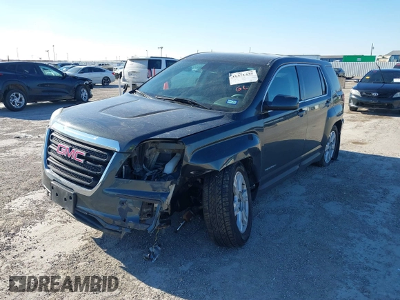 2017 GMC Terrain SLE with VIN 2GKFLSEK9H6241506, listed as a IAAI auction lot 41371435 with 104,677 mi miles and . Bid and sale history available at carsss.com. Image 6.