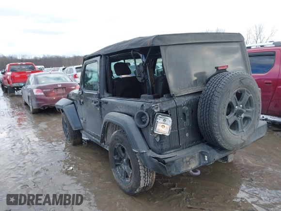 2018 Jeep Wrangler Sport S with VIN 1C4GJXAG4JW168920, listed as a IAAI auction lot 41457619 with 84,053 mi miles and . Bid and sale history available at DreamBid. Image 3.