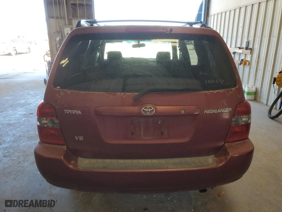 2005 Toyota Highlander with VIN JTEGP21A550070402, listed as a Copart auction lot 49639245 with 274,596 mi miles and Clean Title. Bid and sale history available at carsss.com. Image 6.