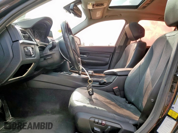 2015 BMW 3 Series 328i with VIN WBA3A5C54FF609416, listed as a Copart auction lot 60273505 with 232,097 mi miles and Salvage title. Bid and sale history available at DreamBid. Image 7.