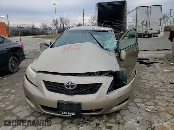 2010 Toyota Corolla with VIN 2T1BU4EE7AC487164, listed as a Copart auction lot 44238585 with 168,179 mi miles and Salvage Title. Bid and sale history available at carsss.com. Image 11.