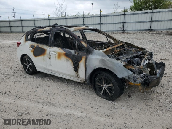 2023 Subaru Impreza Premium with VIN 4S3GTAD6XP3714849, listed as a Copart auction lot 56937355 with Not provided miles and Non repairable. Bid and sale history available at DreamBid. Image 4.