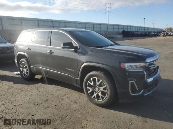 2020 GMC Acadia SLE with VIN 1GKKNKLA9LZ161767, listed as a Copart auction lot 55525945 with 142,752 mi miles and Salvage title. Bid and sale history available at DreamBid. Image 4.