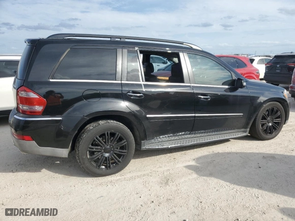 2007 Mercedes-Benz GL-Class with VIN 4JGBF22E87A277541, listed as a Copart auction lot 76740074 with 0 mi miles and Salvage Title. Bid and sale history available at carsss.com. Image 3.