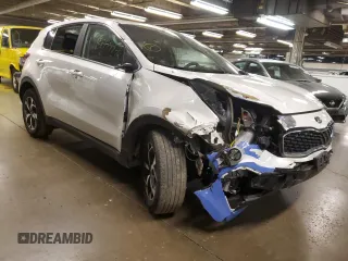 2022 Kia Sportage LX with VIN KNDPMCAC8N7007676, listed as a Copart auction lot 49145884 with 51,537 mi miles and Salvage Title. Bid and sale history available at DreamBid. Image 4.