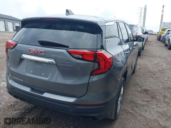 2021 GMC Terrain SLE with VIN 3GKALMEV7ML383987, listed as a IAAI auction lot 42492767 with 53,483 mi miles and . Bid and sale history available at DreamBid. Image 4.