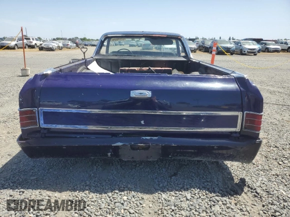 1967 Chevrolet El Camino z VIN 136807Z126387, wystawiony jako Copart lot #57278525 z przebiegiem 93 487 mil mil oraz Szkoda całkowita • Salvage title. Historia ofert i sprzedaży dostępna na DreamBid. Obrazek 6.