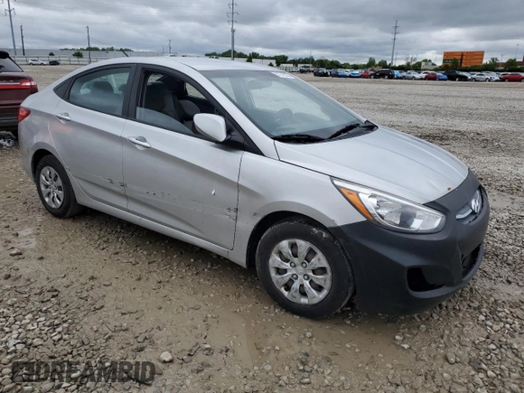 2016 Hyundai Accent SE z VIN KMHCT4AE7GU106949, wystawiony jako Copart lot #57749325 z przebiegiem Nie podano mil oraz Szkoda całkowita • Salvage title. Historia ofert i sprzedaży dostępna na DreamBid. Obrazek 4.
