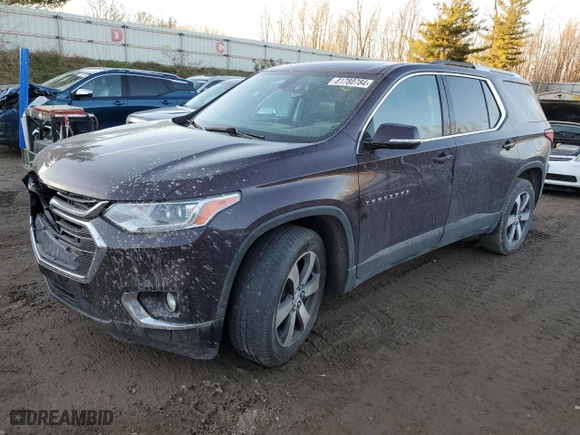2018 Chevrolet Traverse LT Leather with VIN 1GNERHKW3JJ161702, listed as a Copart auction lot 81780784 with 137,382 mi miles and Clean Title. Bid and sale history available at carsss.com. Image 1.
