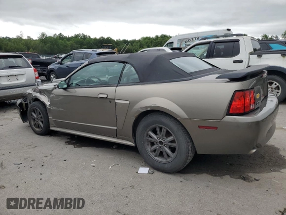 2002 Ford Mustang GT Deluxe with VIN 1FAFP45X32F166506, listed as a Copart auction lot 59657675 with 163,976 mi miles and Salvage title. Bid and sale history available at DreamBid. Image 2.