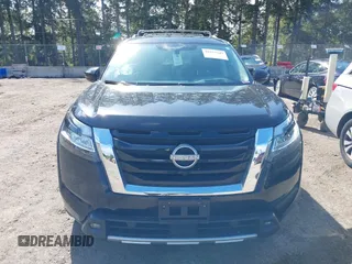 2023 Nissan Pathfinder Platinum with VIN 5N1DR3DK8PC227655, listed as a IAAI auction lot 42157443 with 37,784 mi miles and . Bid and sale history available at DreamBid. Image 13.