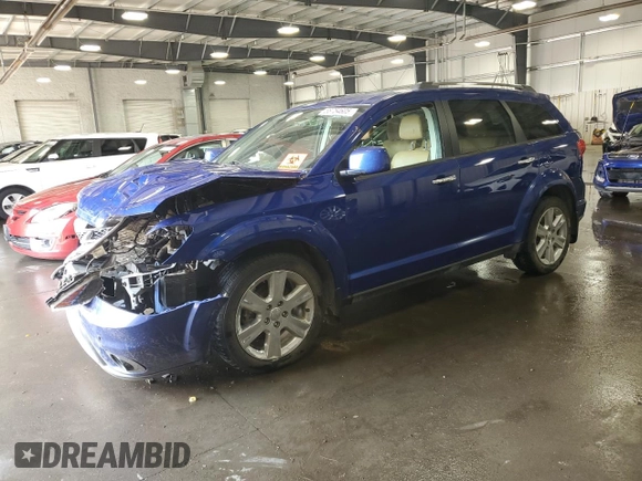 2012 Dodge Journey Crew with VIN 3C4PDDDG1CT369538, listed as a Copart auction lot 58754605 with Not provided miles and Salvage title. Bid and sale history available at DreamBid. Image 1.