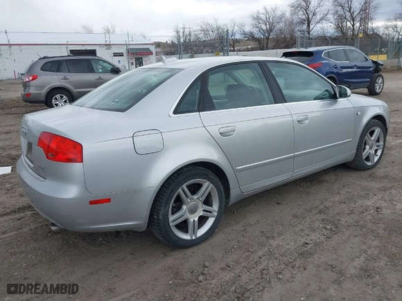 2006 Audi A4 2.0T with VIN WAUDF78E86A116040, listed as a IAAI auction lot 41820007 with 94,851 mi miles. Bid and sale history available at carsss.com. Image 4.